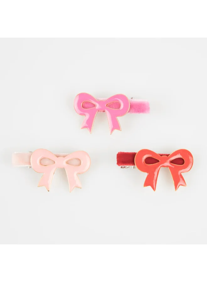 Meri Meri  Valentine's Bow Hair Clips - Set of 6  | Best Price UAE